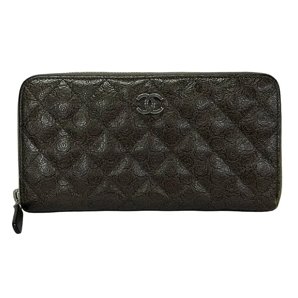 Chanel Camellia Long Wallet